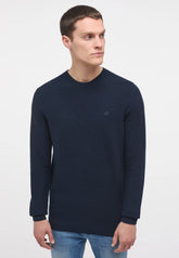 Męski Sweter Mustang Style Emil C Basic Total Eclipse 1014115 5226